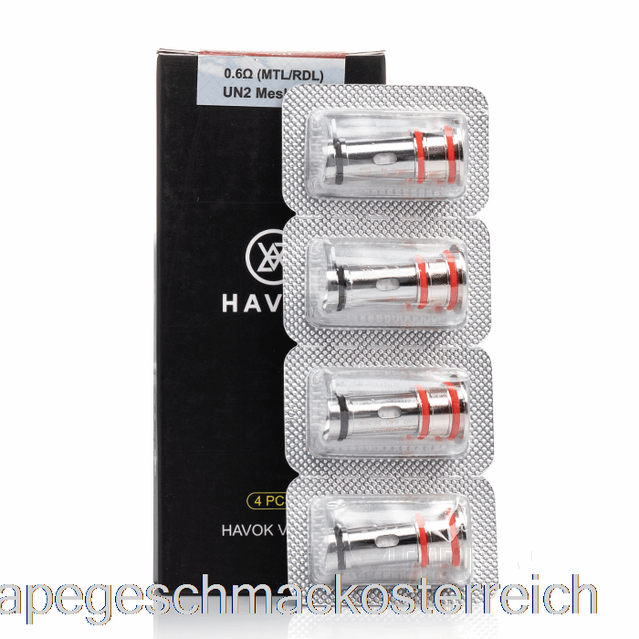 Uwell Havok Ersatzspulen 0,6 Ohm Un2 Meshed-H Spulen Vape-Geschmack